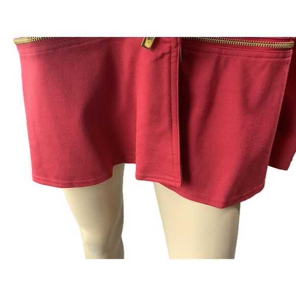 NWT IMAN Red Open Front Zipper Detail Long Sleeve Jacket Sz 3X Corpgore Business - Picture 4 of 16